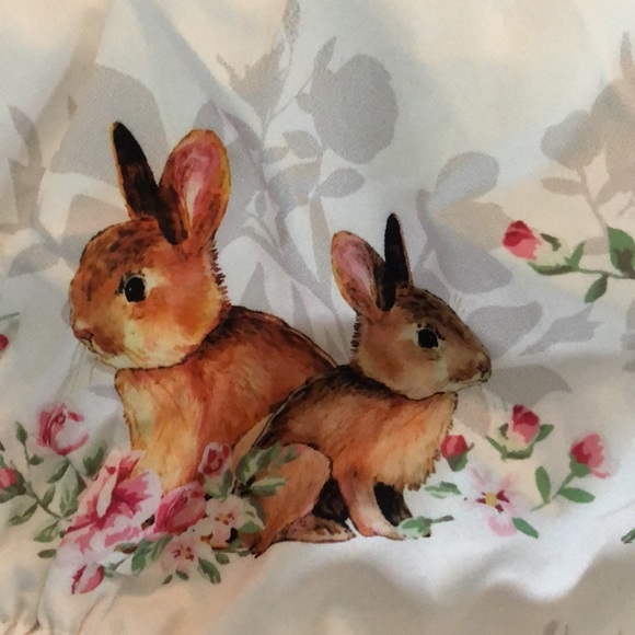 Baby romper with bunnies my pattern sz 6-9 months - Picture 5 of 5